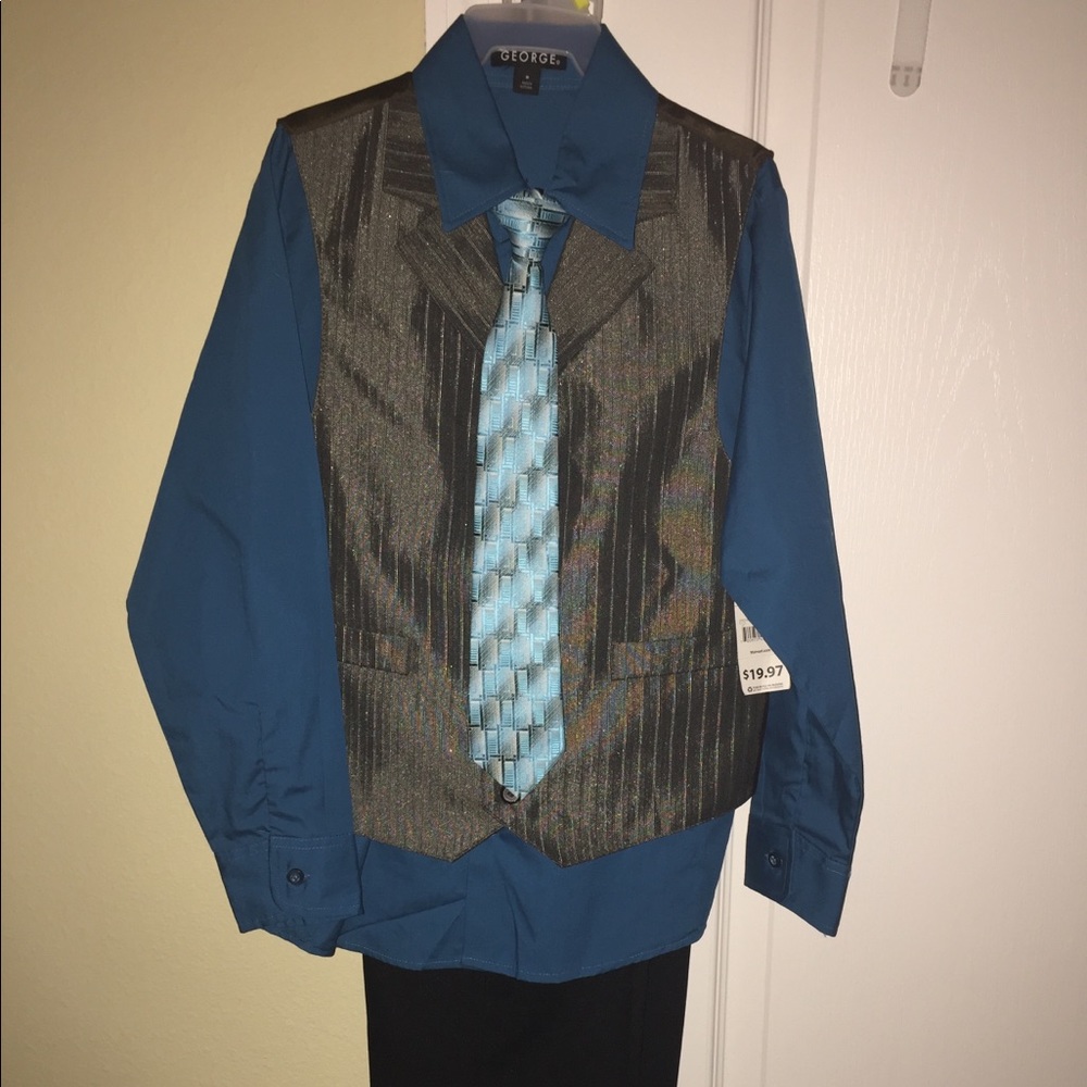 4 piece boys suit